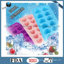 12-Cavity Silicone Ice Cream Mold Also for Cake, Pudding, Lollipop and Chocolate Si21